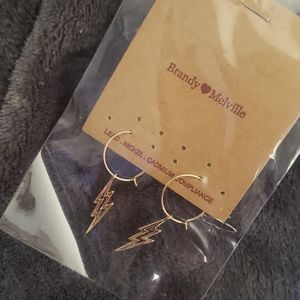 Lighting bolt earrings